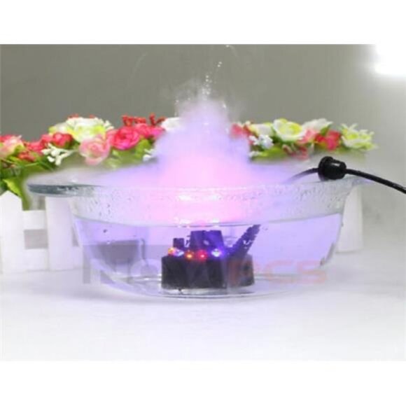 Mist Maker, 12 LED Mister Forgger with Splash Guard Pond Fog Machine - Picture 6 of 7